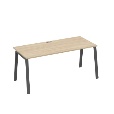 Стол письменный на металлокаркасе TRE дуб скандинавский / металлокаркас антрацит А4 А3 026 ДК