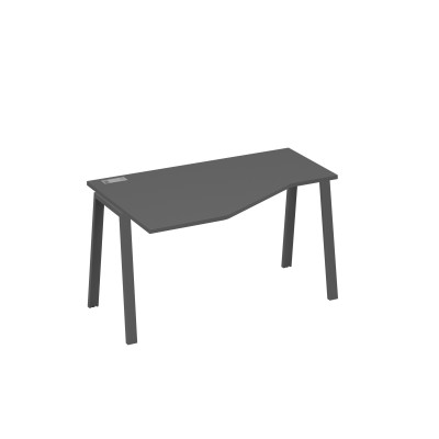 Стол "Техно" эргономичный левый металлокаркас TRE антрацит премиум / металлокаркас антрацит А4 А3 053 АР