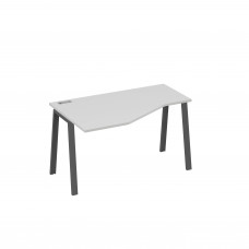 Стол "Техно" эргономичный левый металлокаркас TRE серый / металлокаркас антрацит А4 А3 053 СЕ