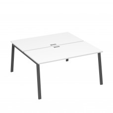 Рабочая станция (2х160) каркас TRE белый премиум / металлокаркас антрацит А4 А3 178 БП