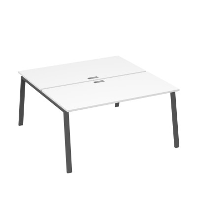 Рабочая станция (2х160) каркас TRE белый премиум / металлокаркас антрацит А4 А3 178 БП