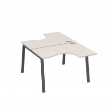 Рабочая станция каркас TRE столы Классика (2х120) дуб / металлокаркас антрацит А4 А3 180 ДШ