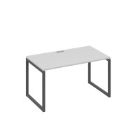 Стол письменный на металлокаркасе QUATTRO серый / металлокаркас антрацит А4 А4 024 СЕ