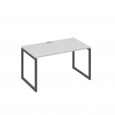 Стол письменный на металлокаркасе QUATTRO серый / металлокаркас антрацит А4 А4 024 СЕ