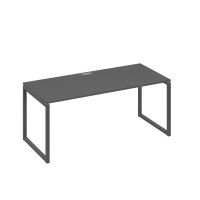 Стол письменный на металлокаркасе QUATTRO антрацит премиум / металлокаркас антрацит А4 А4 026 АР