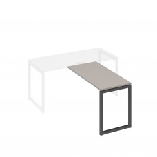 Брифинг-приставка металлокаркас QUATTRO мокко премиум / металлокаркас антрацит А4 А4 072 МП