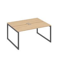 Рабочая станция каркасе QUATTRO (2х160) натуральный дуб / металлокаркас антрацит А4 А4 172 НД