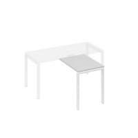 Брифинг-приставка с каркасом UNO серый / металлокаркас белый А4 Б1 071 СЕ