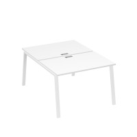 Станция (2х120) рабочая с металлокаркасом TRE белый премиум / металлокаркас белый А4 Б3 176 БП