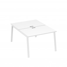 Станция (2х120) рабочая с металлокаркасом TRE белый премиум / металлокаркас белый А4 Б3 176 БП