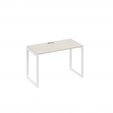 Стол письменный на металлокаркасе QUATTRO дуб / металлокаркас белый А4 Б4 003 ДШ