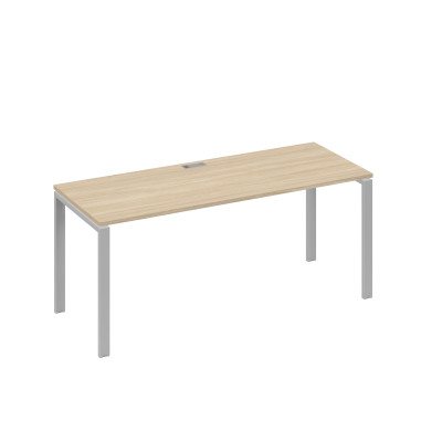 Стол письменный на металлокаркасе UNO дуб скандинавский / металлокаркас серый А4 С1 016 ДК