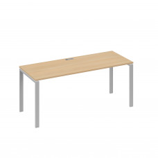 Стол письменный на металлокаркасе UNO натуральный дуб / металлокаркас серый А4 С1 016 НД