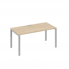 Стол письменный на металлокаркасе UNO дуб скандинавский / металлокаркас серый А4 С1 025 ДК