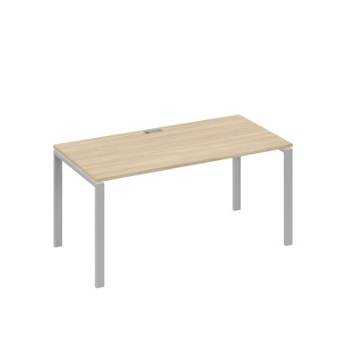 Стол письменный на металлокаркасе UNO дуб скандинавский / металлокаркас серый А4 С1 025 ДК
