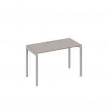 Стол письменный на металлокаркасе DUE мокко премиум / металлокаркас серый А4 С2 003 МП