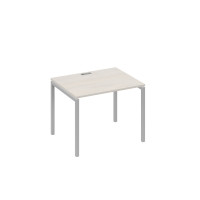 Стол письменный на металлокаркасе DUE дуб / металлокаркас серый А4 С2 022 ДШ