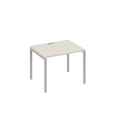 Стол письменный на металлокаркасе DUE дуб / металлокаркас серый А4 С2 022 ДШ