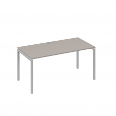 Стол письменный на металлокаркасе DUE мокко премиум / металлокаркас серый А4 С2 025 МП