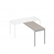 Брифинг-приставка металлокаркас DUE мокко премиум / металлокаркас серый А4 С2 072 МП