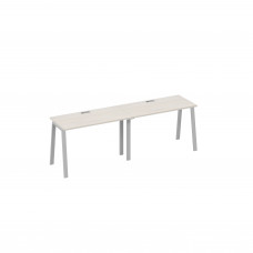 Рабочая станция на металлокаркасе TRE (2х120) дуб / металлокаркас серый А4 С3 003-2 ДШ