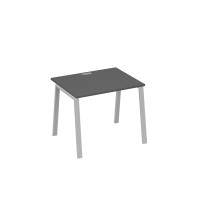 Стол письменный на металлокаркасе TRE антрацит премиум / металлокаркас серый А4 С3 022 АР