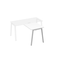 Брифинг-приставка на опорах TRE белый премиум / металлокаркас серый А4 С3 073 БП