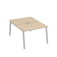 Станция (2х120) рабочая с металлокаркасом TRE дуб скандинавский / металлокаркас серый А4 С3 176 ДК