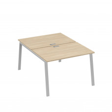 Станция (2х120) рабочая с металлокаркасом TRE дуб скандинавский / металлокаркас серый А4 С3 176 ДК