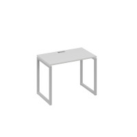 Стол письменный на металлокаркасе QUATTRO серый / металлокаркас серый А4 С4 002 СЕ