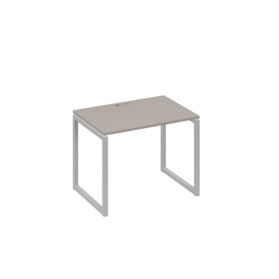 Стол письменный на металлокаркасе QUATTRO мокко премиум / металлокаркас серый А4 С4 012 МП