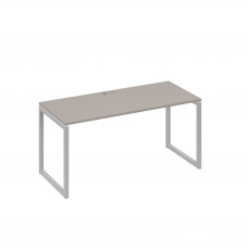 Стол письменный на металлокаркасе QUATTRO мокко премиум / металлокаркас серый А4 С4 015 МП