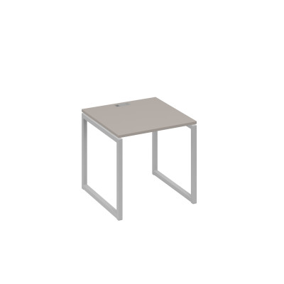 Стол письменный на металлокаркасе QUATTRO мокко премиум / металлокаркас серый А4 С4 021 МП