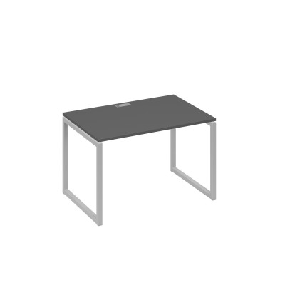Стол письменный на металлокаркасе QUATTRO антрацит премиум / металлокаркас серый А4 С4 023 АР