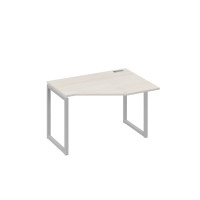 Стол эргономичный правый "Техно" на металлокаркасе QUATTRO дуб / металлокаркас серый А4 С4 052 ДШ