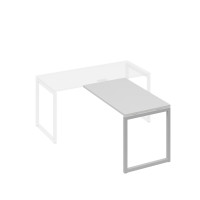 Брифинг-приставка на металлокаркасе QUATTRO серый / металлокаркас серый А4 С4 074 СЕ