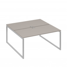 Станция (2х160) рабочая на каркасе QUATTRO мокко премиум / металлокаркас серый А4 С4 178 МП