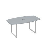 Стол для переговоров 180 на каркасе QUATTRO серый / металлокаркас серый А4 С4 112 СЕ