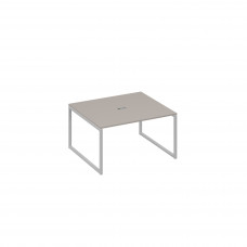 Стол 140 для переговоров каркас QUATTRO мокко премиум / металлокаркас серый А4 С4 132 МП