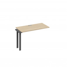 Секция 120 рабочей станции на металлокаркасе TRE дуб скандинавский / металлокаркас антрацит А4 А3 003-1 ДК