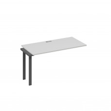 Секция стола 140 станции с каркасом TRE серый / металлокаркас антрацит А4 А3 014-1 СЕ