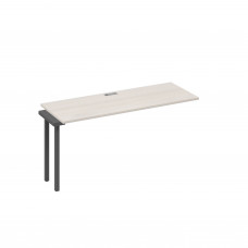 Секция стола рабочей станции опоры DUE дуб / металлокаркас антрацит А4 А2 005-1 ДШ