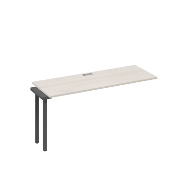 Секция стола рабочей станции опоры DUE дуб / металлокаркас антрацит А4 А2 005-1 ДШ