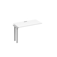 Секция 120 рабочей станции на металлокаркасе TRE белый премиум / металлокаркас серый А4 С3 003-1 БП