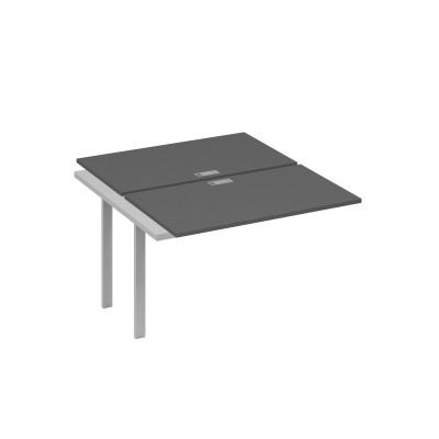 Секция станции на металлокаркасе TRE 2х120 антрацит премиум / металлокаркас серый А4 С3 173-1 АР