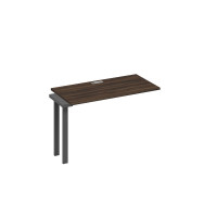Секция стола 120 рабочей станции на каркасе UNO дуб ристретто/ металлокаркас антрацит А4 А1 003-1 ДР
