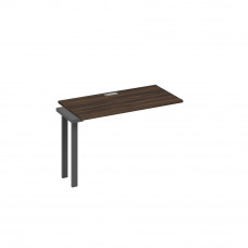 Секция стола 120 рабочей станции на каркасе UNO дуб ристретто/ металлокаркас антрацит А4 А1 003-1 ДР