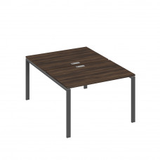 Станция рабочая 2х120 на металлокаркасе UNO дуб ристретто/ металлокаркас антрацит А4 А1 176 ДР