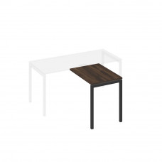 Брифинг-приставка на опорах DUE дуб ристретто/ металлокаркас антрацит А4 А2 071 ДР