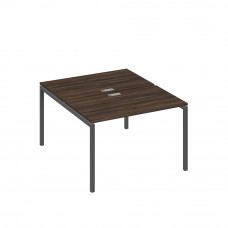 Рабочая станция на металлокаркасе DUE (2х120) дуб ристретто/ металлокаркас антрацит А4 А2 173 ДР